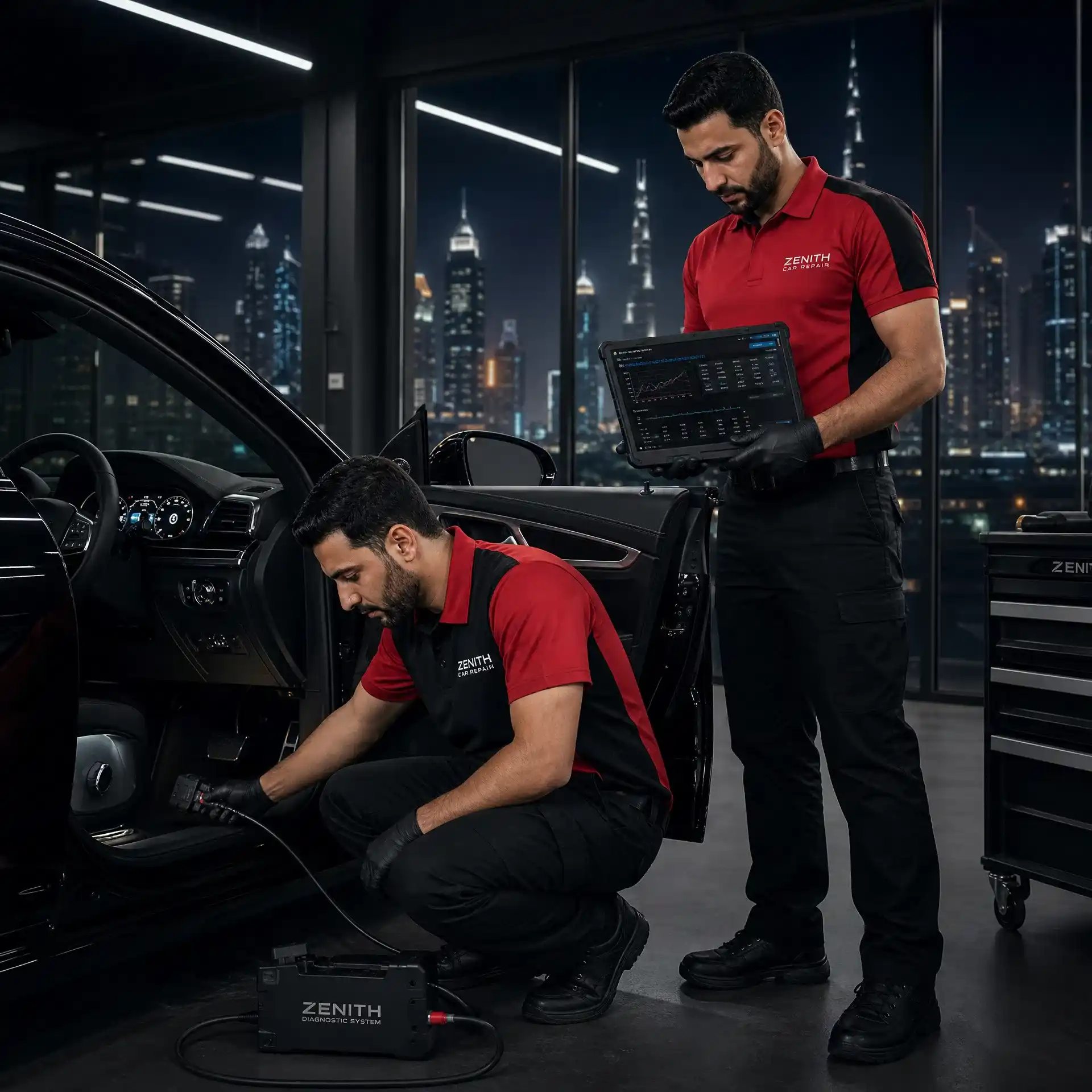 Zenith Car Electrical Fault Diagnostic Service Dubai